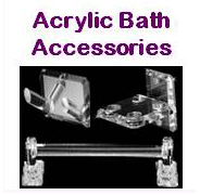 Acrylic MIrrored bath accessories