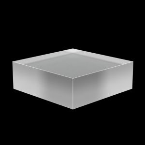 Acrylic Block 6" x 6" x 2" thick Frosted