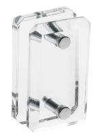 180º Straight Mall Glass Clamps