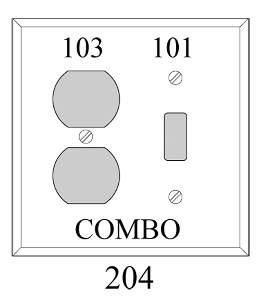 P204J: Jumbo Duplex/Toggle Combo