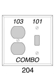 P204_GRM: Duplex/Toggle Combo Grey