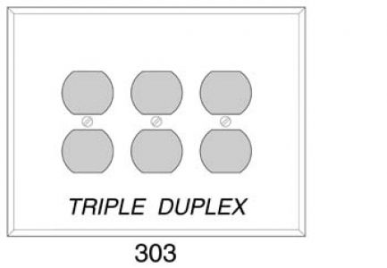 P303_BNM: Triple Duplex Bronze