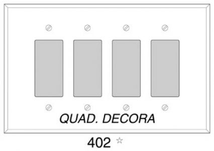 P402_BKM: Quad Decora Black