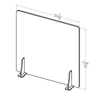 PBS-2424:Barrier/Shield 24w x 24h #4