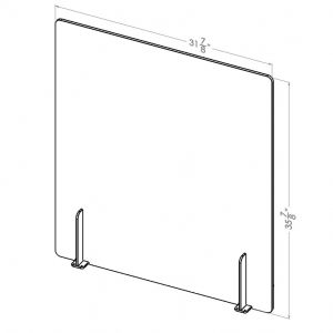 PBS-3236:Barrier/Shield 32w x 36h #4